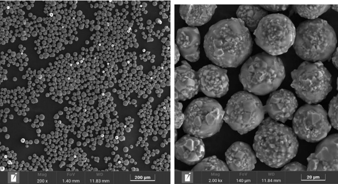Developer Iron Powder SEM for Copying Machines 