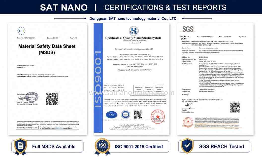 SAT NANO certification
